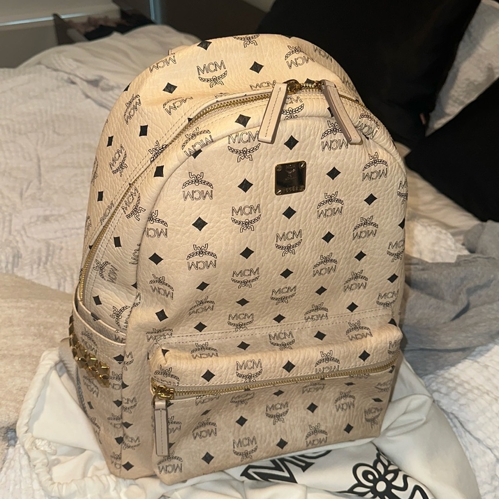 MCM
medium Stark Studded leather backpack